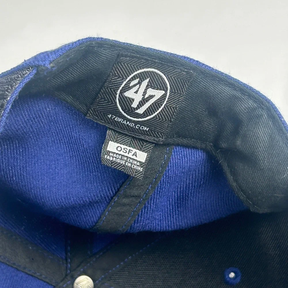 47 Brand Los Angeles Dodgers Hat Mens Blue LA Adjustable Baseball Cap OSFA